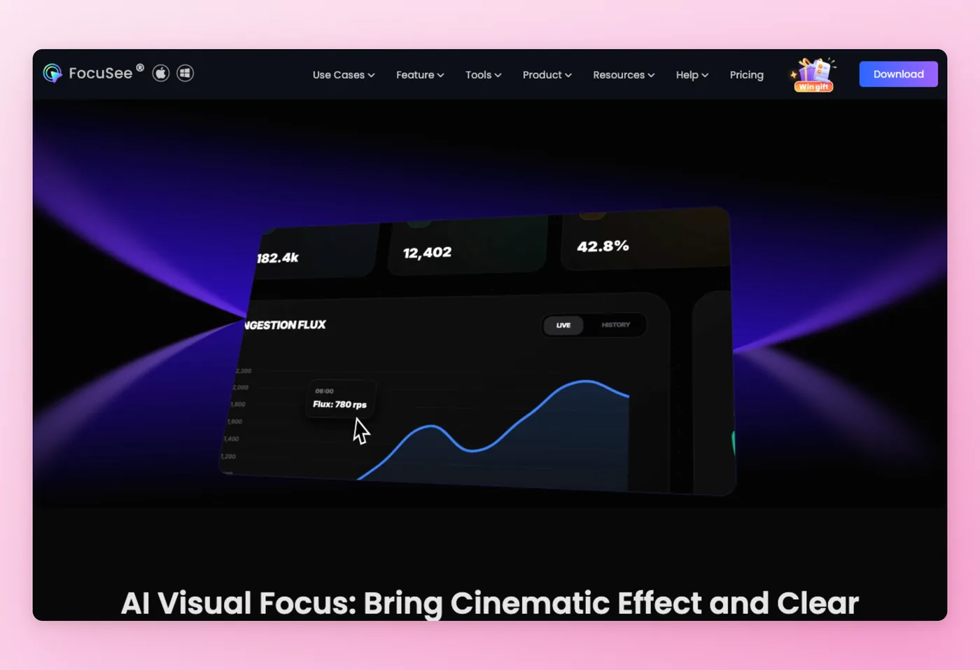 Screenshot of FocuSee interface